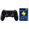 PlayStation Plus 12 Month Card & Sony PS4 Controller Bundle (Model: CUH-ZCT1)