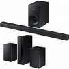 Samsung Soundbar w/ Wireless Subwoofer w/ Wireless Rear Speaker Kit, Black