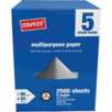 Staples 8.5" x 11" multipurpose paper, 5-ream case