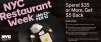 American Express: $5 off $35 at a Participating Restaurant during NYC Restaurant Week