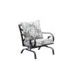 Backyard Creations Hattington Chat Chair in Tamara Paisley
