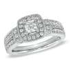 Zales Save Up to 60% Off Clearance: 1 CT. T.W. Princess-Cut Diamond Frame Engagement Ring for $1601.4, More