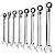 Gear Wrench 8-Piece Reversible Ratcheting Combination Wrench Set (Metric or SAE)