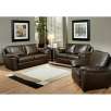 Mavin Top-Grain Leather Sofa, Loveseat and Armchair Set