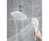 Sunbeam Dual Shower Massager and Head Set with Rainfall Setting - Chrome