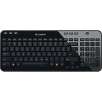 Logitech K360 Wireless Compact Keyboard, Gloss Black (920-004088)