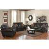 Melrose Leather Sofa, Loveseat and Pushback Recliner, 3-Piece Set
