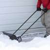 Wheeled Snow Shovel Pusher