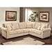 Alexandra Upholstered Sectional Sofa, Beige