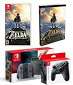 Nintendo Switch with Gray Joy-Con Breath of the Wild Zelda Guide Bundle
