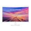 Samsung 27" White Super-Slim Curved 1080p LED Monitor, 1920 x 1080 Resolution