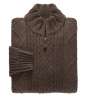 Lambswool Half-Zip Cable Sweater