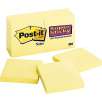 Post-it Super Sticky Notes, 3" x 3", Canary Yellow, 10 Pads/Pack (654-10SSCY)