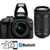 Nikon Refurbished D3400 24.2MP DSLR Camera with 18-55mm VR and 70-300mm Lenses (Refurbished)