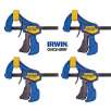 One-Handed Mini Quick Grip Bar Clamp 4 Pack Model 5464