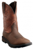 Ariat Groundbreaker Wide Square Toe Western Work Boots for Men