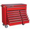 US General 44 in. 13 Drawer Glossy Red Industrial Roller Cabinet
