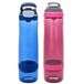 Contigo Autoseal Cortland 26 oz. Bottle with Infuser, 2-pack ( Monaco/Very Berry or Grayed Jade/Grapevine)