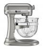 KitchenAid Professional 600 Design Series Stand Mixer in Sugar Pearl Silver + KitchenAid Ice Cream Maker