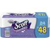 Scott 1-Ply Extra Soft Bath Tissue Rolls, Unscented, 24/Pack