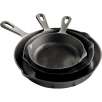 Select Cooks Cast Iron Cookware for $14.99 Each: Cooks Set of 3 Cast Iron Skillets, More