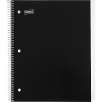 Staples 1-Subject Spiral-Bound Notebook in Black