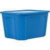 Staples/Bella 18 Gallon Plastic Flat Lid Tote
