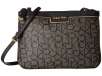 Calvin Klein Hudson Monogram Crossbody in Textured Khaki/Black