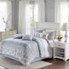 Madison Park Willa 7-Piece Comforter Set in Blue