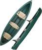 Emotion 13-Foot 3-Person Wasatch Canoe in Forest Green