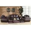 Sophie Top-Grain Leather Sofa, Loveseat and Armchair Set