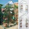 Goplus Portable 4 Shelves Walk In Greenhouse Outdoor 3 Tier Green House