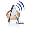 Star Trek TNG Bluetooth ComBadge - Exclusive + Free  Timmy Tattoos Unisex 18th Anniversary T-Shirt