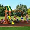Backyard Discovery Prestige Wood Swing Set