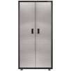 Gladiator 36-inch Ready-to-Assemble Steel Freestanding Garage Cabinet in Silver Tread