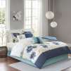 7-Piece Comforter Sets: London Floral Cotton or Bloom Embroidered for $29.99, More