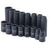 Craftsman 1/2-Inch Drive, 16-pc. Standard/Deep Impact Socket Set, Metric