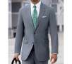 Executive Collection Tailored Fit Plaid Suit