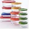 Pyrex 24-pc. Storage Set with Color Lids + 8-Piece Pyrex Smart Essentials Storage Bowl Set