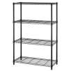 BestOffice 54" Steel Wire 4-Tier Metal Shelving Rack - 36" x 14" x 54"