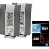 The Weather Channel Set of 2 Wireless Thermometers with Bonus DVD