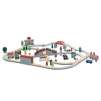 Yukon Express 80-Piece Wooden Train Set