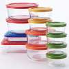 Pyrex 24-Piece Storage Set with Color Lids