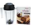 Vitamix 32oz. Dry Blade Blending Container with Recipe Book
