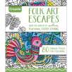 Crayola Folk Art Escapes Coloring Book or NCAA Team 1" College Binders, 4 pack (Select Team)
