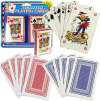 [2-Pack] 100% Plastic Washable Playing Cards