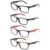 TAG Heuer 0554 B-URBAN Collection Rectangle Prescription Rx Ready 56mm Eyeglasses Frames