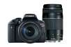 Canon EOS Rebel T6i EF-S 18-135 & EF 75-300 III Refurbished Holiday Bundle