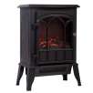 Electric Fireplace Heater, 750W/1500W Free Standing Portable Fireplace Heat Log Flame Stove