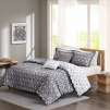 Madison Park Pure Alexa 5 Piece Cotton Comforter Set (Full/Queen, Grey) $24.99, More